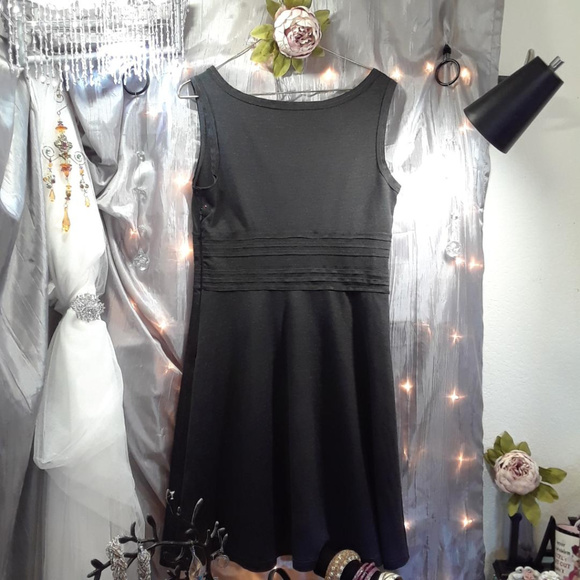 Max Studio Charcoal Grey Dress w/Side Zipper Sz M - Picture 5 of 7